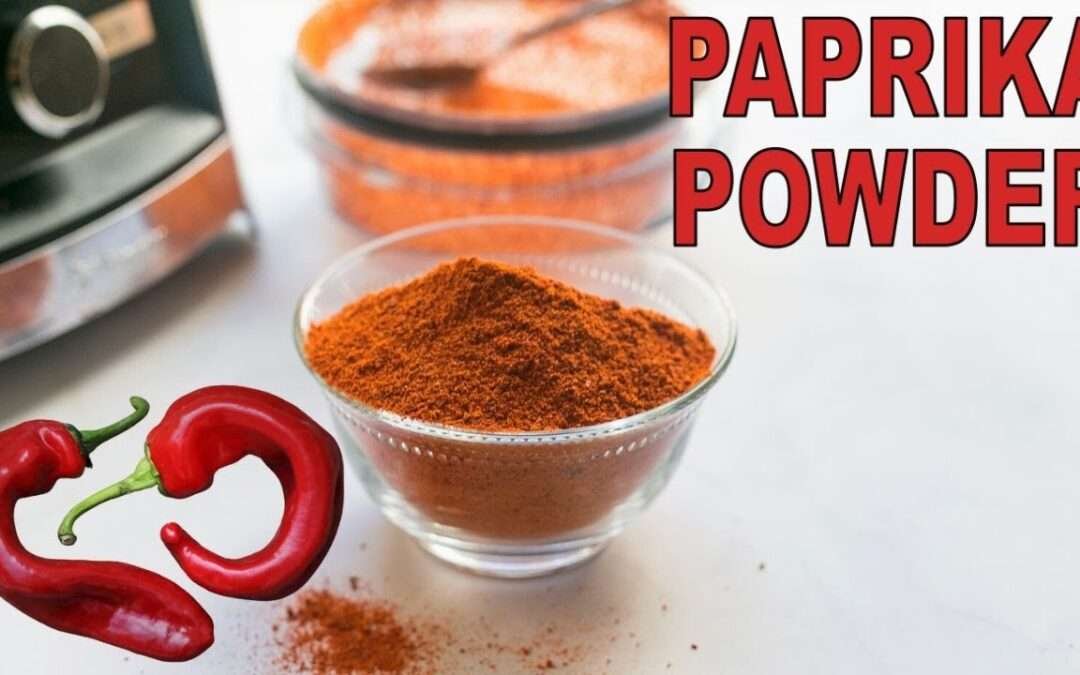 Paprika powder || How to Make Paprika Powder at Home