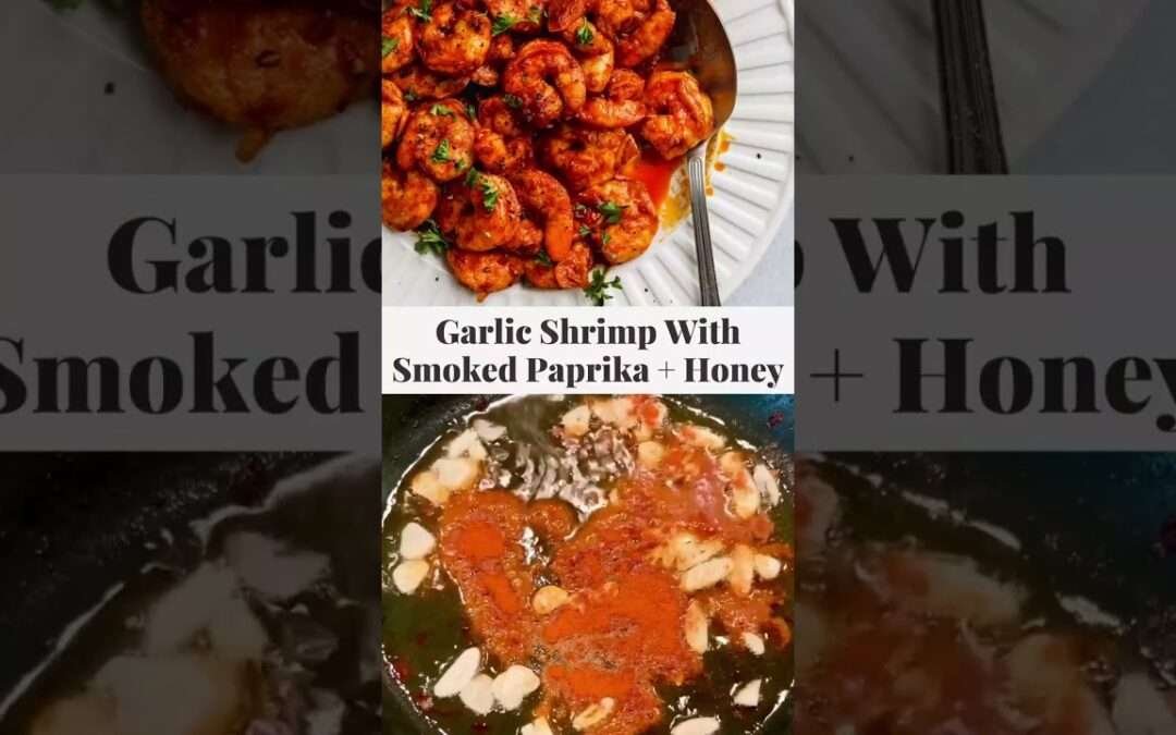 Garlic Shrimp With Smoked Paprika & Honey | Walder Wellness, RD