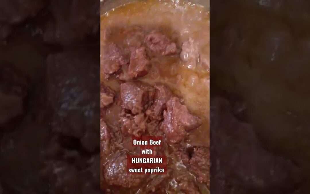 ONION BEEF WITH HUNGARIAN SWEET PAPRIKA