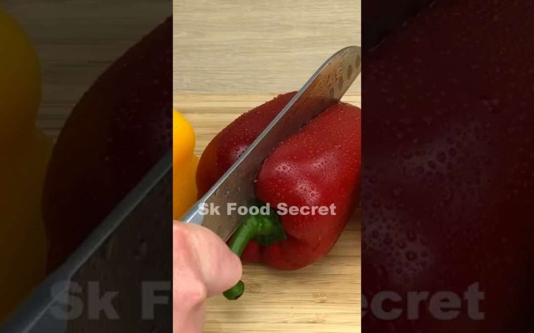 Delicious Paprika Recipe #Short Video | stuffed pepper recipe | #Shorts #Viral Video