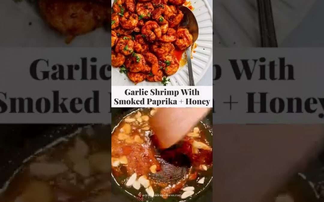 Garlic Shrimp With Smoked Paprika & Honey #shorts