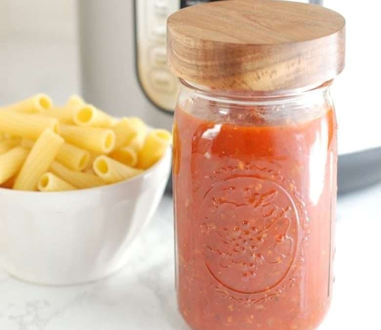 Easy Instant Pot Spaghetti Sauce With Meat