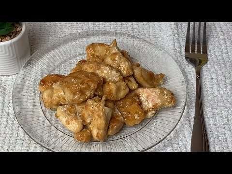 Easy recipe! Breast fillet melts in your mouth!Chicken in garlic sauce recipe!