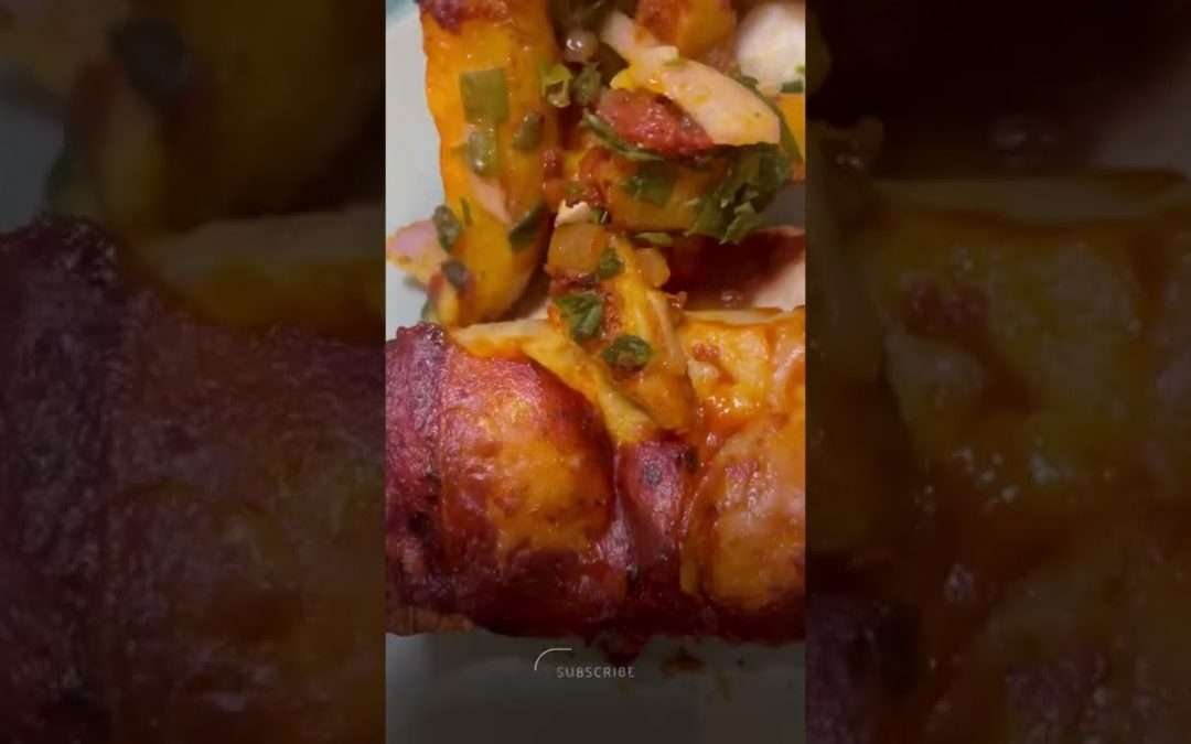 Seriously good smoked paprika and Mexican influence chicken wrap. Credit to my wife.