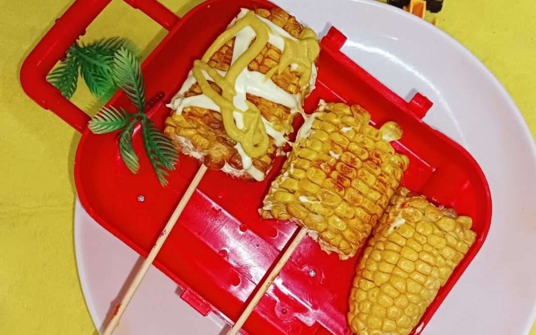 Paprika Butter Sweet Corn in Air Fryer Recipe Easy to Make||Garlic Butter Sweet Corn