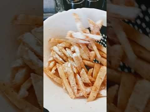 crispy fry fries with paprika
