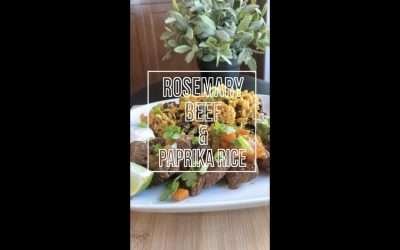 Easy Rosemary Beef and Paprika Rice Recipe #shorts