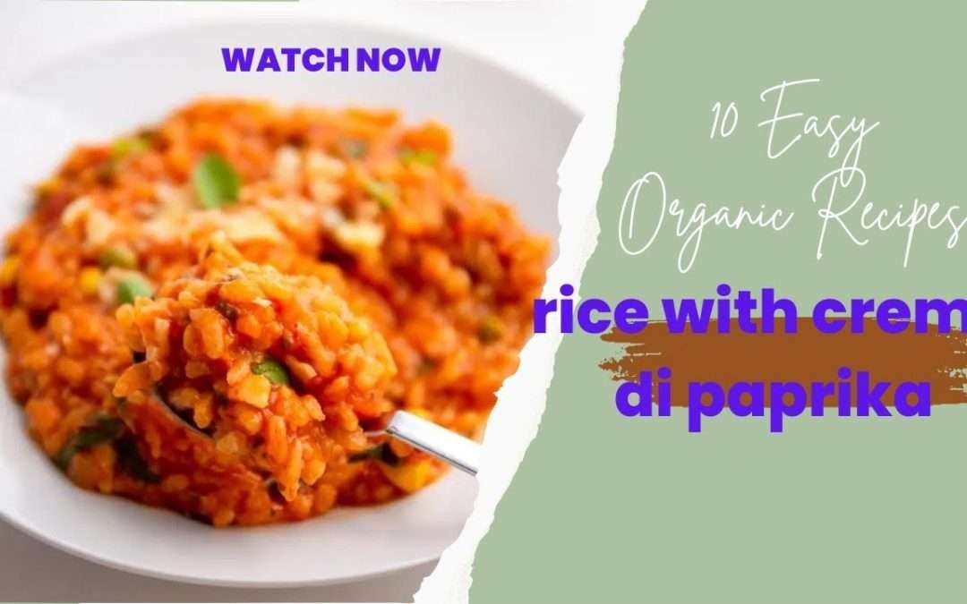 rice with crema di paprika