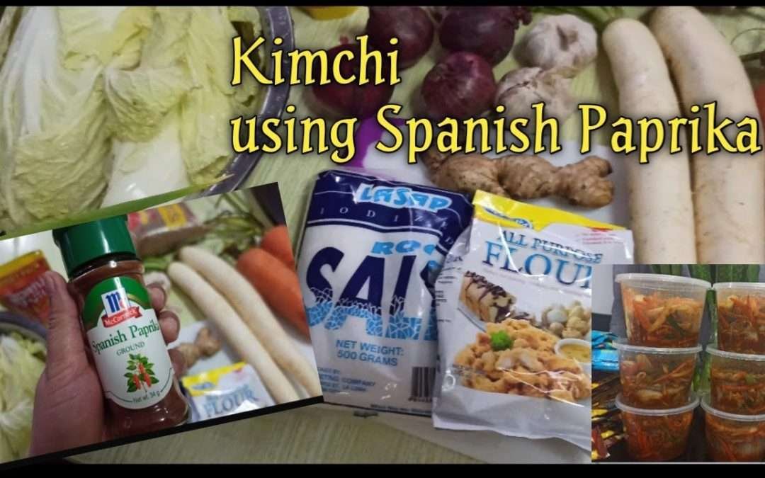 HOW TO MAKE KIMCHI/ KIMCHI USING PAPRIKA| KIMCHI WITHOUT KOREAN CHILI POWDER/jenjenperez Vlogs