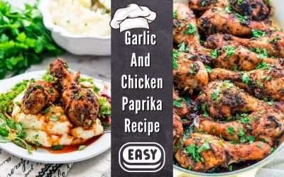Baked Garlic and Chicken Paprika Recipe  |  #chickendrumsticks  @York Cooking #garlicchicken