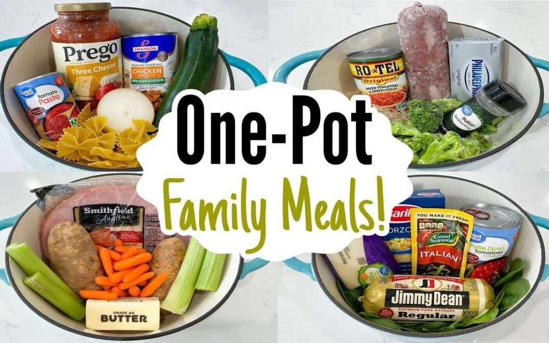5 Tried & True ONE-POT Meals! | The EASIEST Weeknight Recipes! | Julia Pacheco