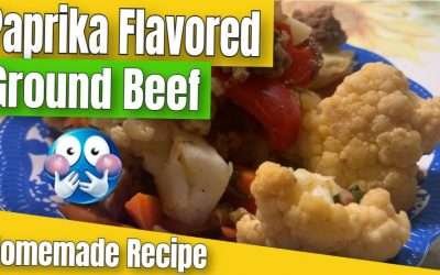 Paprika Flavored Ground Beef and Vegetables – Quick and Easy Recipe