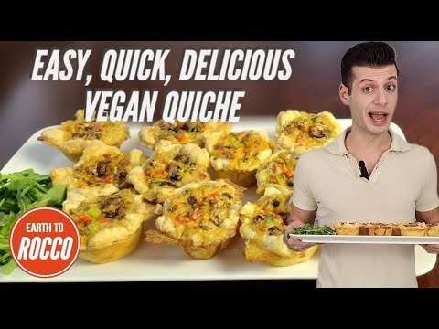 EASY, QUICK, DELICIOUS Vegan Quiche Recipe