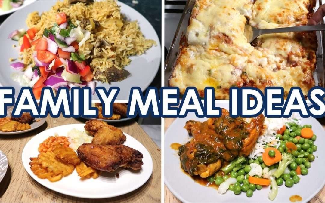 Week of dinners for a family of 9 (with recipes)