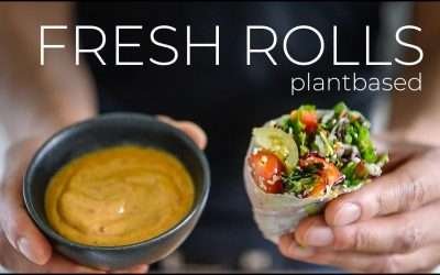 ROCK N ROLL BEGINS TODAY with this easy Fresh Spring Rolls Recipe
