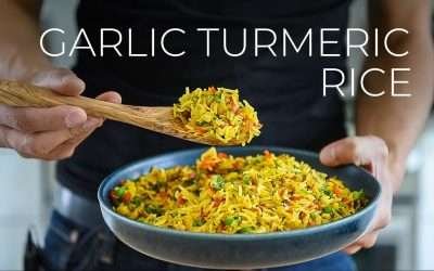 Quick Garlic Turmeric Rice Recipe for DINNER TONIGHT?