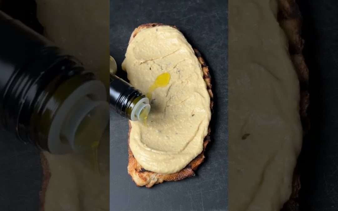 Hummus Toast from Scratch