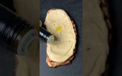 Hummus Toast from Scratch