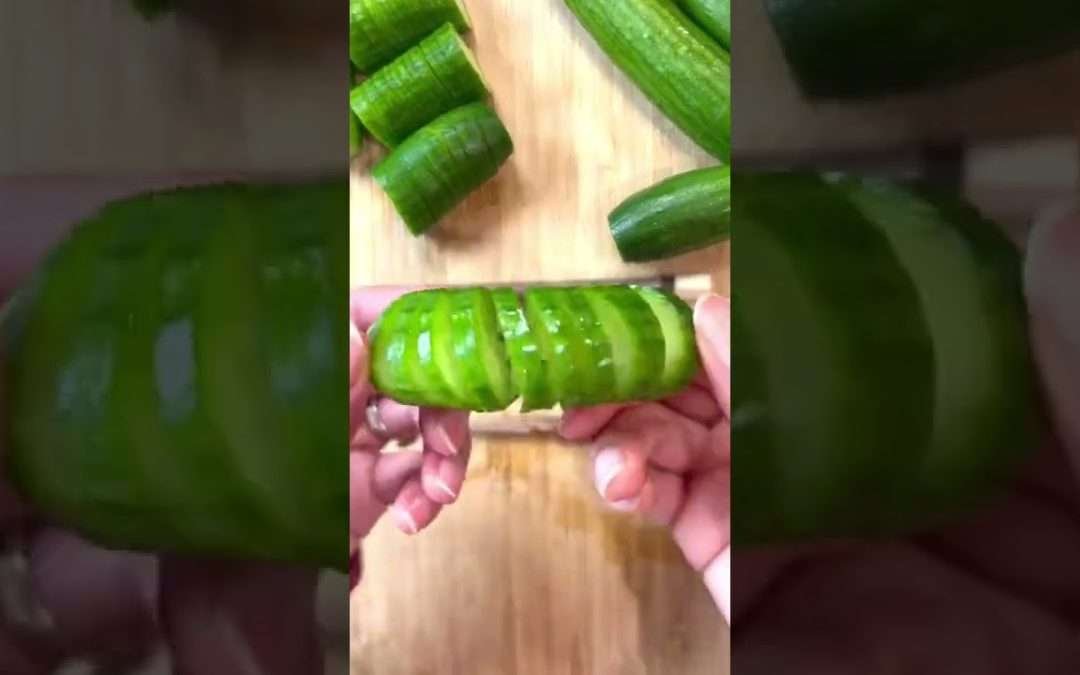 Korean cucumber salad – so good!