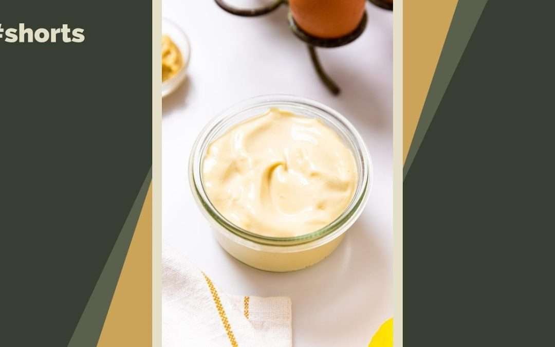 How to make mayonnaise at home #shorts
