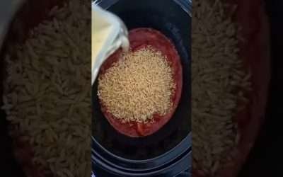 Paprika chicken orzo, recipe from @boredoflunch #boredoflunch #shorts