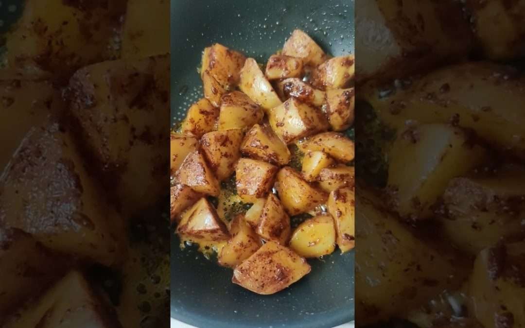 Best brunch recipe! Pepper Paprika Potato Waffles #shorts