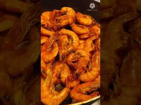 SHRIMP WITH PAPRIKA #shrimprecipe #shorts