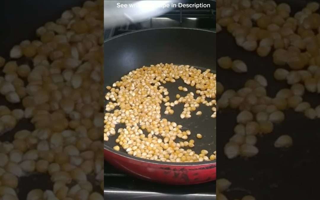 Homemade Popcorn With Smoked Paprika#shorts