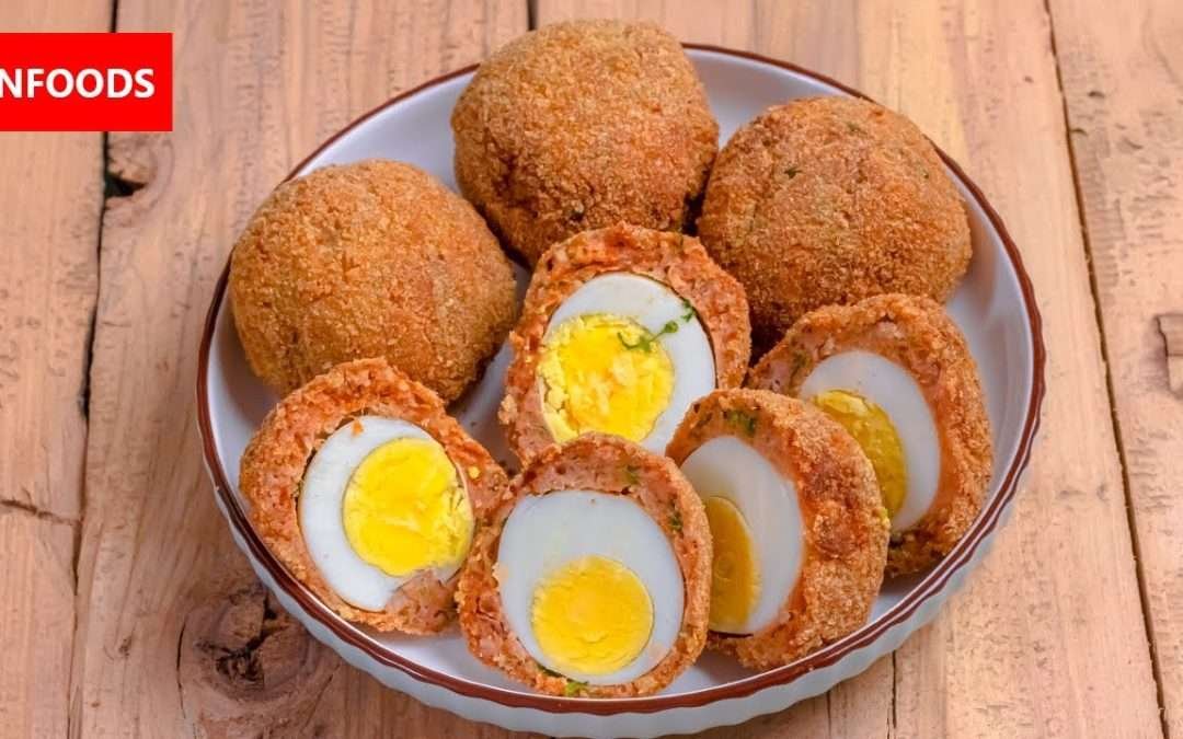 Scotch Eggs Recipe with a Spicy Kick: Paprika, Garlic Powder, and Black Pepper for Brunch | Infoods
