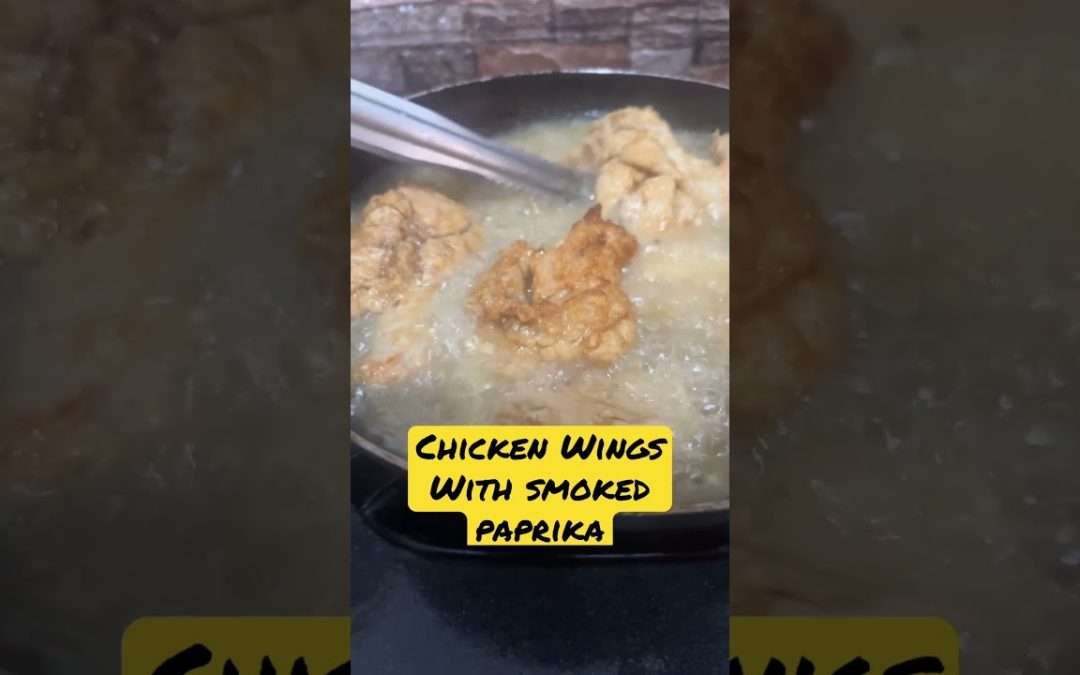 Chicken Wings with Smoked Paprika II Ginger Duke #asmr #satisfying #food