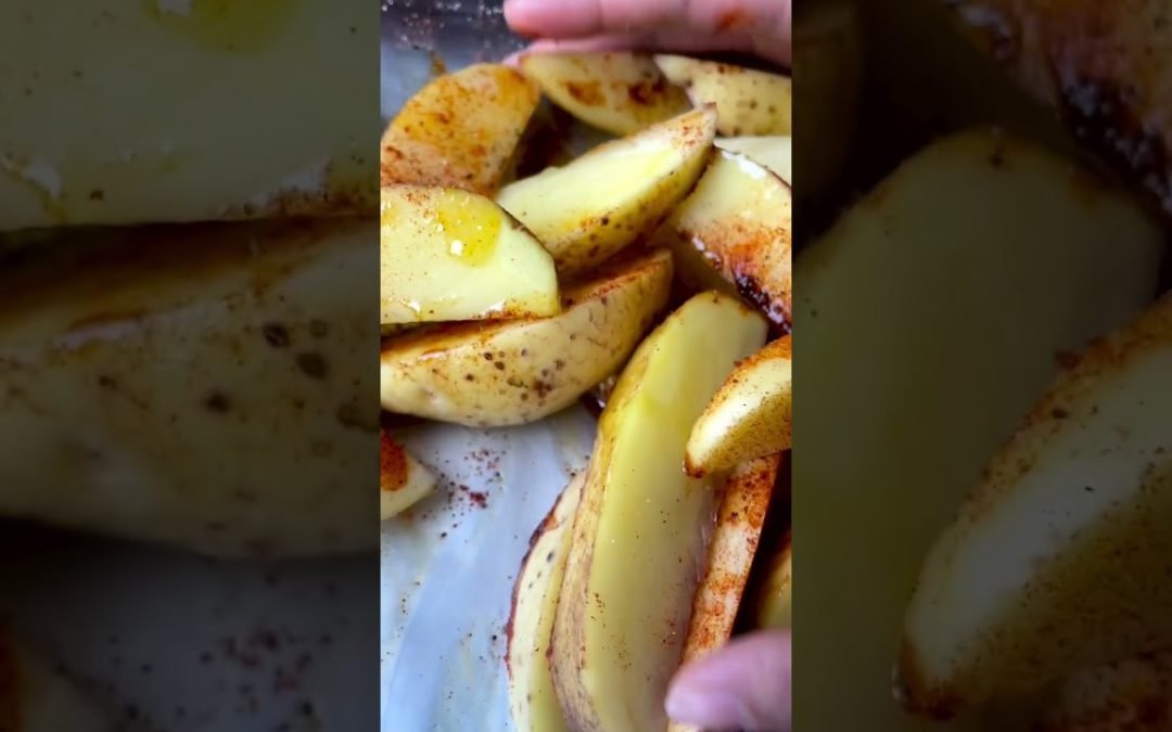 BEST BACON PAPRIKA POTATO WEDGES RECIPE #snacks #recipe #yum #fy #snackrecipe #appetizer #shorts