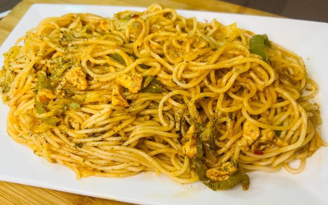 Spicy Street Style Spaghetti/ Spicy Spaghetti Recipe/ Chowmein/ Chicken Chowmein Recipe / Pasta