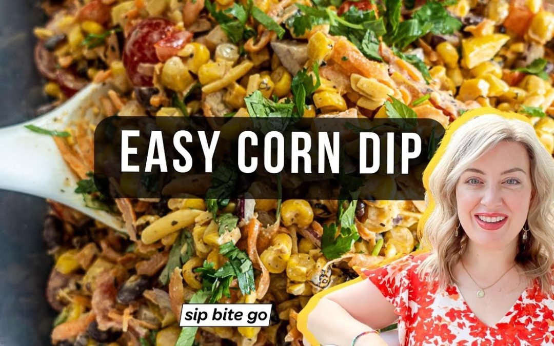 How To Make Corn Dip For A Crowd (Easy Party Side Dish)
