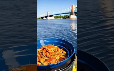 Delaware Riverfront Steet Food – Blue Claw Crab Recipe – Wilmington Street Food Festival | #shorts