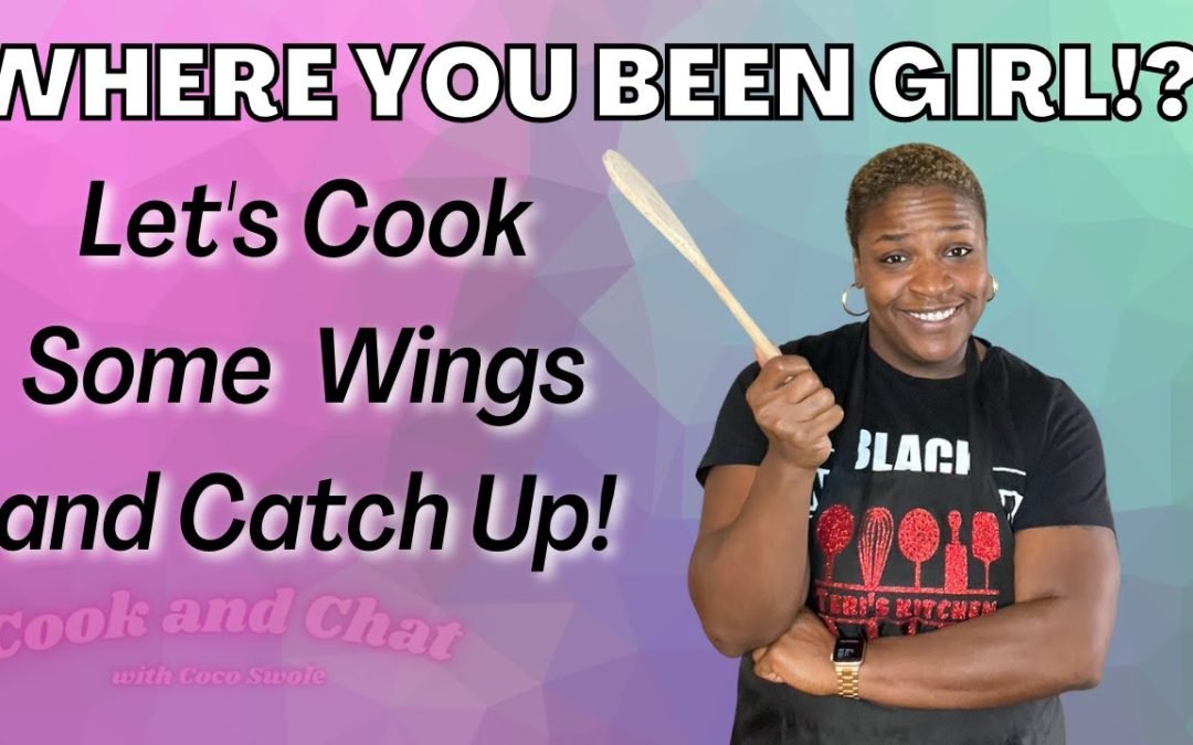 Cook and Chat with Coco Swole | Lemon Pepper Garlic Buffalo Wings