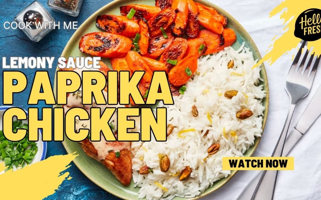 Cook With Me: HelloFresh’s Flavorful Paprika Chicken in Lemon Sauce Recipe makes a Perfect Dinner!