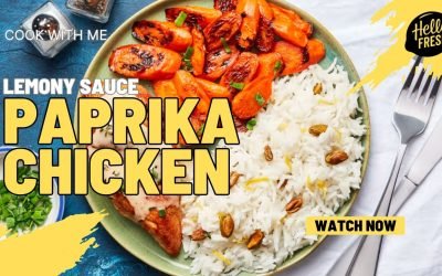 Cook With Me: HelloFresh’s Flavorful Paprika Chicken in Lemon Sauce Recipe makes a Perfect Dinner!