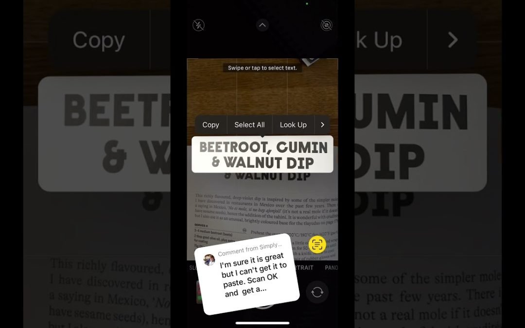 Scan Recipes into Paprika App with iPhone