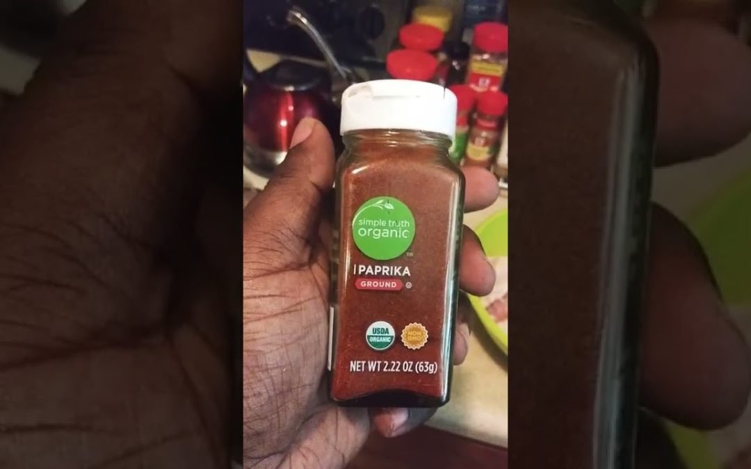 Makin 6 piece Paprika Chicken Wings..