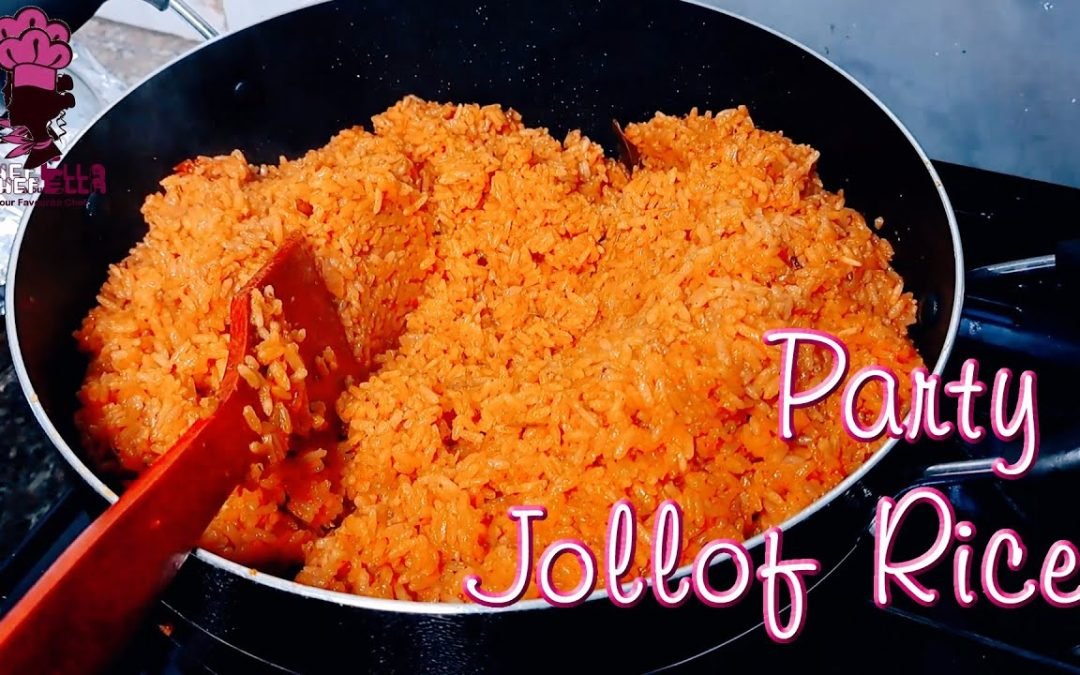 How To Cook Nigerian Party jollof Rice | Smokey Party Jollof Rice 2023