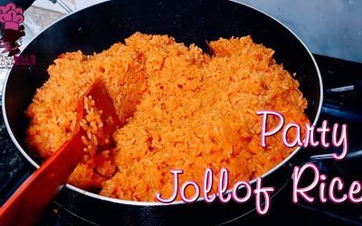 How To Cook Nigerian Party jollof Rice | Smokey Party Jollof Rice 2023