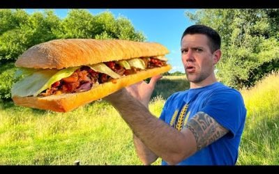 Street food cooked outdoors! The Best recipe!