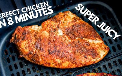 The BEST Air Fryer Chicken Breast In 8 MINUTES | SUPER JUICY!!