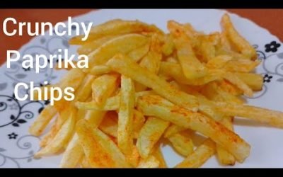 How to make crunchy chips// paprika chips