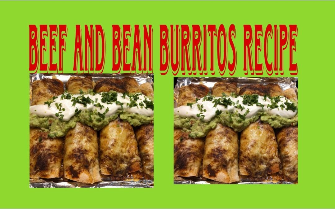 HOW TO MAKE BEEF AND BEAN BURRITOS RECIPE || Fili Fusion’s Kitchen