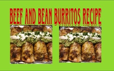 HOW TO MAKE BEEF AND BEAN BURRITOS RECIPE || Fili Fusion’s Kitchen