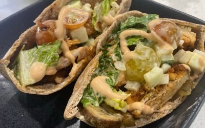 Upgrade your sandwich game with this incredible chicken salad pita