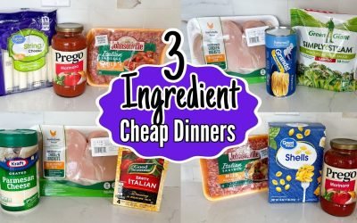 Quick & Easy 3-INGREDIENT Dinners You Can Make TONIGHT! | Tasty Cheaper Meal Ideas | Julia Pacheco