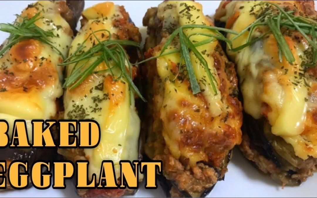 WITHOUT FRYING! EGGPLANT | BAKED EGGPLANT RECIPE | HOW TO MAKE CHEESY EGGPLANT | EGGPLANT RECIPE