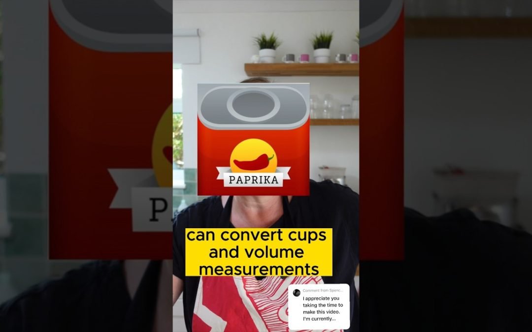 Can Paprika App Convert Cups to Grams?